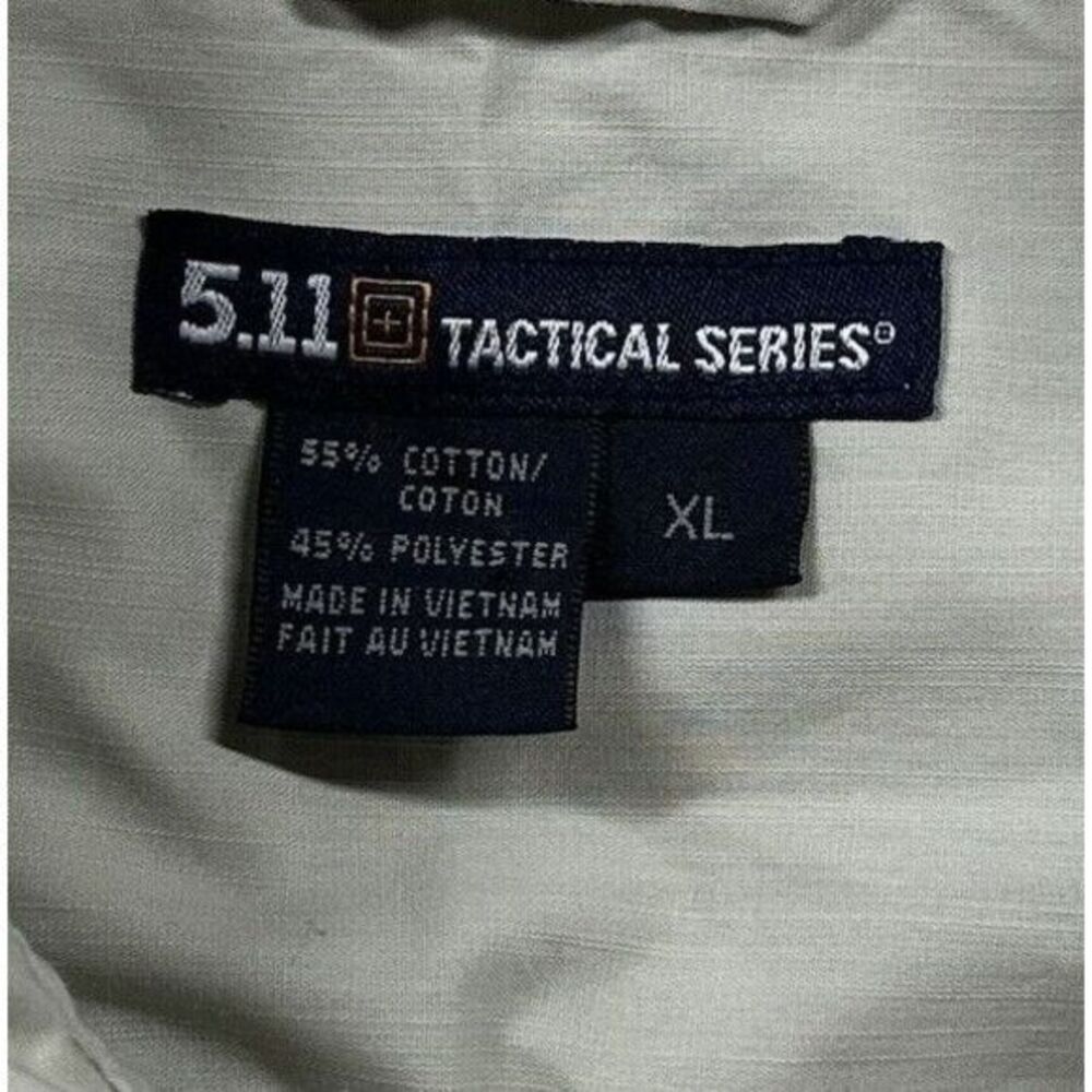 511 Tactical Shirt Men XL Brown Button Snap Lightweight Short Sleeve - Picture 2 of 8